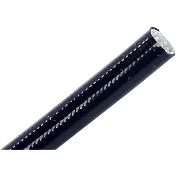 バイク 車 耐電圧 耐熱 耐火 耐水 防水 シリコン ガラス グラス ファイバー 配線カバー( ブラ...