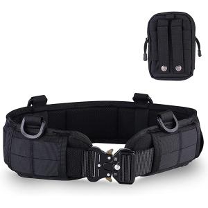タクティカルベルト ポーチ付 サバゲー モールシステム 腰袋 作業用