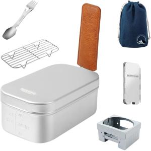 メスティン 飯盒 MR-250 Pro メモリ付き 吹きこぼれ抑止溝付き