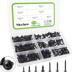 215本入 ピン 木ねじセット セルフタッピングねじ ビス ネジ