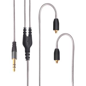 mmcx リケーブル イヤホンケーブル 交換用 3.5mm ナイロン編み