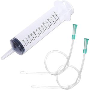 インジェクタ シリンジ プラスチック 多機能注射器 ディッシュ シャーレ クリア 150ml(クリア 150ml)