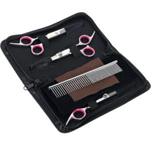 7インチ トリミングシザー 下向き＆上向き兼用 丸い先端 曲がった刃