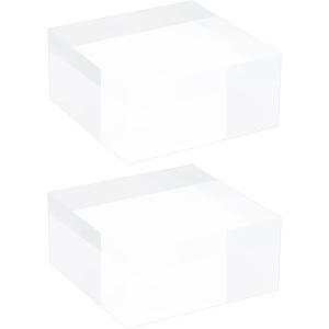 2個 アクリルブロック アクリルスタンド 正方形 アクリル展示台( 50.5x50.5x23mm)｜zebrand-shop