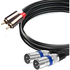互換品】XLR RCA 変換ケーブル マイク キャノン(1.5m) : スピード発送