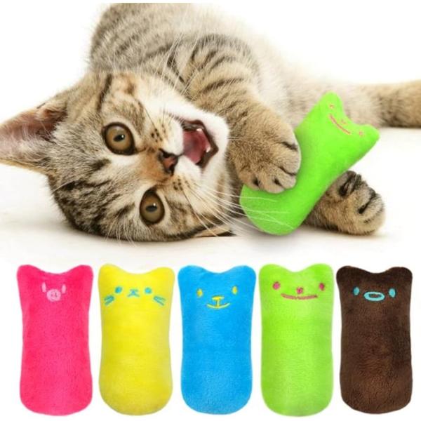 猫 おもちゃ 子猫 噛むおもちゃ 猫用 玩具 ストレス解消 ねこのおもちゃ 5個セット( 5色)