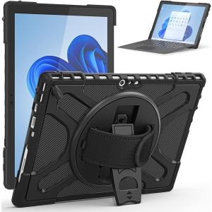 Microsoft キーボード対応保護ケース Surface Pro( Black, Surface Pro 7+/7/6/5/4)