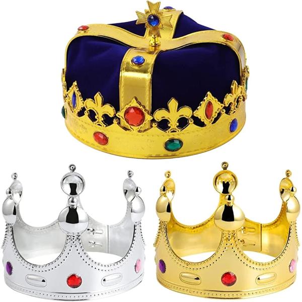 王冠 主役 誕生日 パーティーグッズ おもちゃ ヘアアクセサリー 発表会 王冠3個GSB