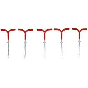 アイスペグ ワカサギ 釣り 氷用 テント 固定 竿置き 5本セット