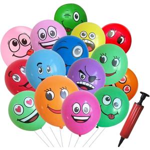 風船 顔 かわいい カラフル バルーン 100個入 結婚式 パーティー