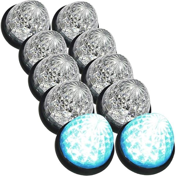 トラック用 マーカーランプ サイド 16LED 24V用 標識 汎用 10個 セット( アイスブルー...