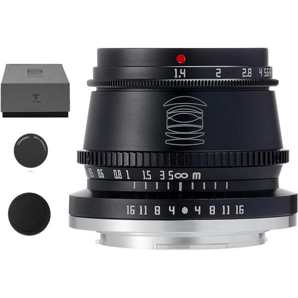 35mm F1.4 手動焦点固定レンズ Sonyカメラに対応 ソニーEマウント 6群7枚 NEX-5...