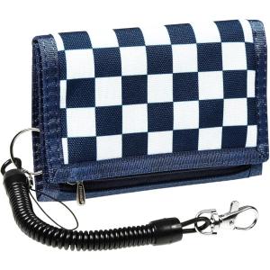 子供 キッズ 財布 小銭入れ 薄型 軽量 コンパクト 小学生 中学生 コイル ストラップ付き ナイロン MDM(1.ネイビー / ストラップ付)