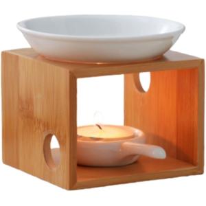 茶香炉 ろうそく 香炉皿 アロマ炉 茶葉 香皿 癒し リラクゼーション アロマポット 陶器(香炉)