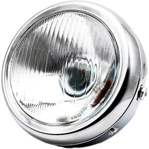 h＆b バイク 汎用 ガラス レンズ ヘッド ライト パーツ