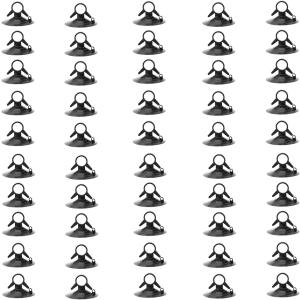 サンシェード用吸盤 強力 車 フック 交換 固定 クリップ 50個( 黒