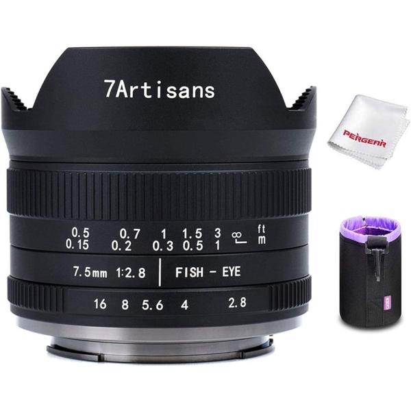 7.5mm F2.8 II 魚眼レンズ 超広角 Sonyミラーカメラ用 APS-Cサイズ対応 Fis...