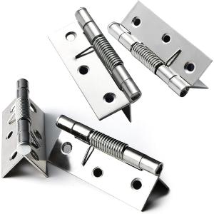 スプリング蝶番ドアバット丁番 ヒンジ ステンレス製