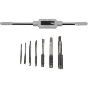 ねじきりタップ 8点セット タップハンドル ＆ 7本 M3 4 5 6 10 12