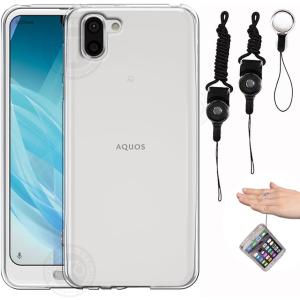 ストラップ2種＆ストラップホール付AQUOS R2 docomo SH-03K /au( AQUOS R2 docomo SH-03K)