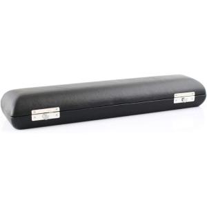 フルート ハードケース 黒 レザータイプ 木管楽器 収納( 16穴用