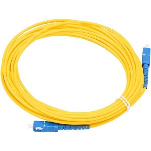 光ファイバーケーブル 10秒で取付簡単 光ケーブル 光配線 sc-sc 両端 コネクタ付( 黄色,  3m)｜zebrand-shop
