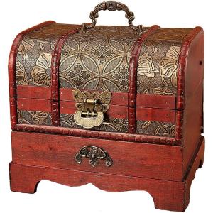 輸入雑貨 小物入れ シルバー アンティーク風 ジュエリーボックス