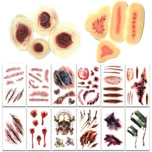 XPdes ign リアルシール キズ ボディシール ステッカー 特殊メイク