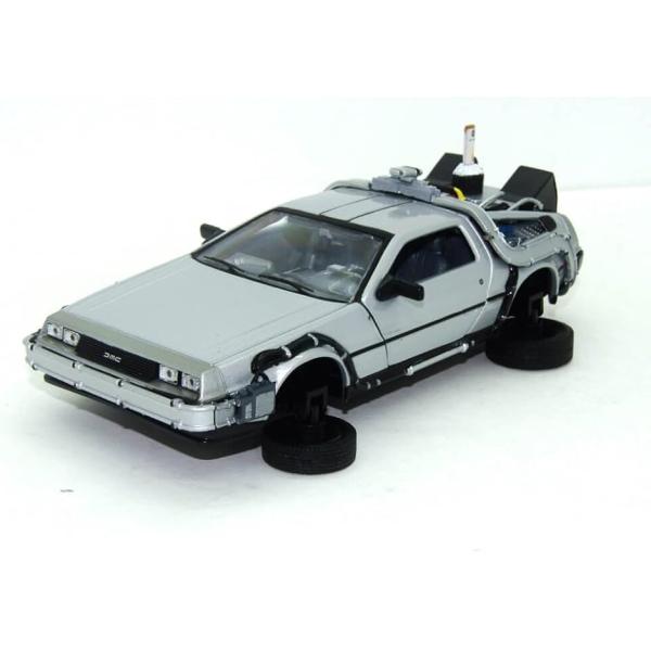 バック・トゥ・ザ・フューチャー デロリアン タイムマシン ミニカー 1/24 DELOREAN BA...
