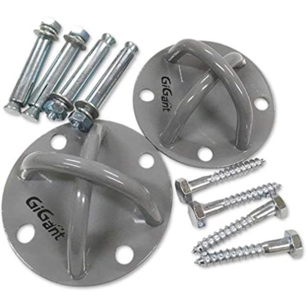 ギグアント エアリアルヨガ ハンモック 専用 吊り金具セット 空中ヨガ エクササイズ エアロヨガ(4...