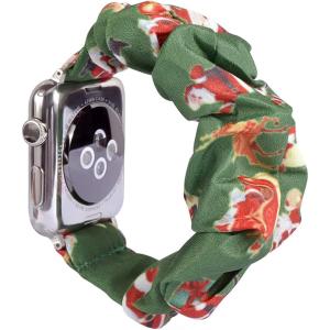 Apple Watch対応アクセサリー Watchバンド 柔らかく伸縮性のあるストラップ /( Xmas1,  38mm/40mm)｜zebrand-shop