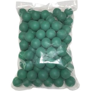 ピンポン玉 娯楽用 卓球ボール プラスチック 無地 グリーン 100個( 21 グリーン x 100個,  40mm)｜zebrand-shop