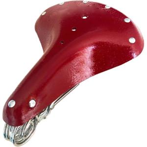 新古品 革サドル Slik GORIX レザーサドル 本革 革サドル 自転車 牛革 ビンテージ クラシック