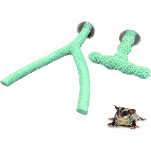 モモンガ 爪研ぎ フクロモモンガ 洗える 爪とぎバー TY型 ケージ 止まり木 パーチ おもちゃ 樹...