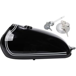 互換品】 ガソリンタンク 9L タンクキャップ フューエル コック キー