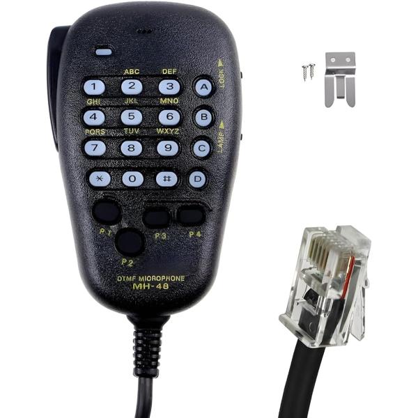 手持ちマイク ハンドマイク DTMF 48A6J スピーカーマイク 八重洲車載適合 無線 7800R...