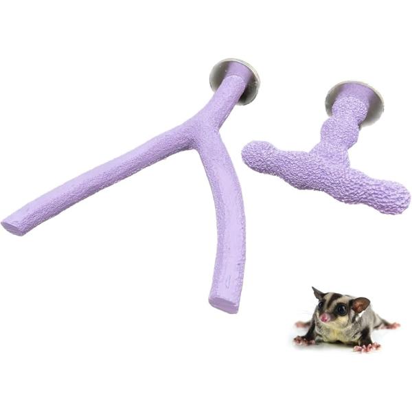 フクロモモンガ 洗える 爪とぎバー TY型 爪研ぎ ケージ 止まり木 おもちゃ ざらざら 樹脂(パー...