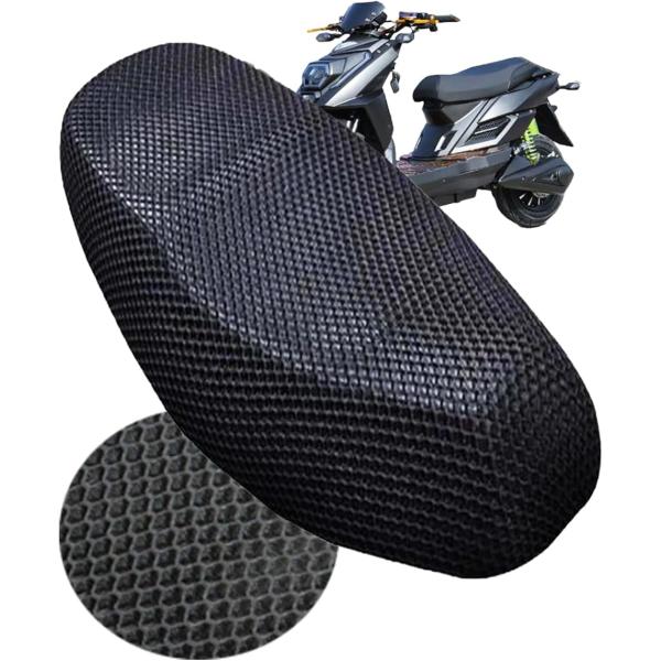 バイクシートカバー メッシュ 原付 スクーター オートバイ 通気 ポリエステル ブラック 95x60...