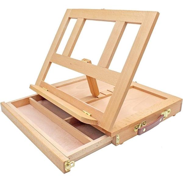 イーゼル 卓上 木製 折りたたみ 画架 画板 スケッチ板 イーゼルスタンド 油絵 絵画 キャンバス(...