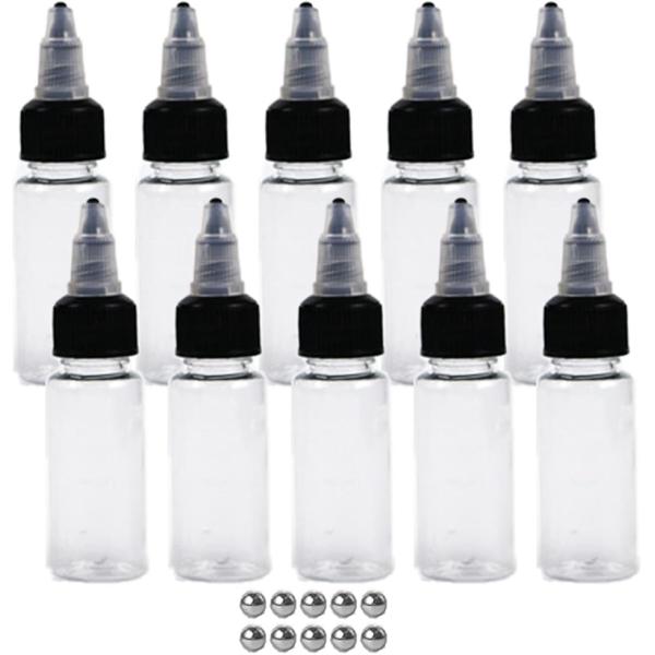 ドロッパーボトル 小分けボトル スポイトボトル多用途 塗料ボトル 詰め替え用 液体容器 プラスティッ...