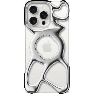 iPhone AM Emptiness Case MagSafe対応 軽量(マットシルバー,  iP...