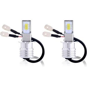 ヘッドライト h3 led フォグ ランプ ショート 車 トラック 12v 24v バルブ cob ...