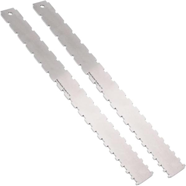 24.75 測定ツール 定規 エレキ 金属 ロッカー 指板 ゲージ ギター ネック 軽量 アルミニウ...