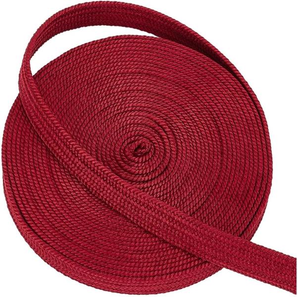 5M 下緒 刀剣用 下げ緒 居合刀用 絹綿混紡 幅約12mm 単色織り 繁打ち コード 紐 ロープ用...