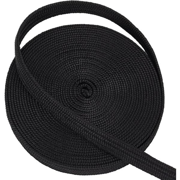 5M 下緒 刀剣用 下げ緒 居合刀用 絹綿混紡 幅約12mm 単色織り 繁打ち コード 紐 ロープ用...