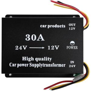 DCDCコンバーター 24V＞12V ヒューズ付 過電圧保護 大型車 トラック用