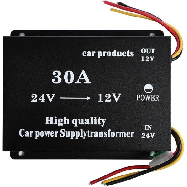 DCDCコンバーター 24V＞12V ヒューズ付 過電圧保護 大型車 トラック用(30A)