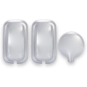 【互換品】 三菱ふそう 用 ブルーテック キャンター ジェネレーションキャンター ミラーカバー 3点...