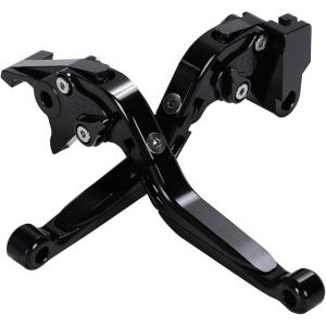 PSR ブレーキレバー クラッチレバーセット（左右） 未使用新品 バイク用 6段階 調整 アルミ ブレーキ クラッチ レバー セット ブラック