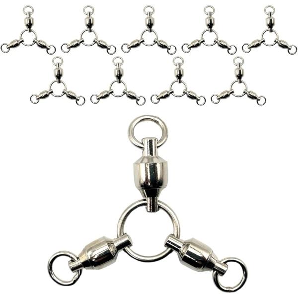 サルカン 三又サルカン 泳がせ釣り仕掛け スナップサルカン スイベル ボール ベアリング ミツマタ ...